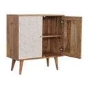 Acadia Solid Wooden 2 Doors Shoe Cabinet by Lavishway | Shoe Cabinets-22861