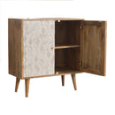 Acadia Solid Wooden 2 Doors Shoe Cabinet by Lavishway | Shoe Cabinets-22867