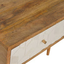 Acadia Solid Wood 2 Drawers Console Table by Lavishway | Hallway Console Table-22950