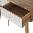 Acadia Solid Wood 2 Drawers Console Table by Lavishway | Hallway Console Table-22949