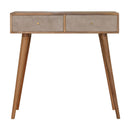 Acadia Solid Wood 2 Drawers Console Table by Lavishway | Hallway Console Table-22931