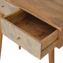 Acadia Solid Wood 2 Drawers Console Table by Lavishway | Hallway Console Table-22937