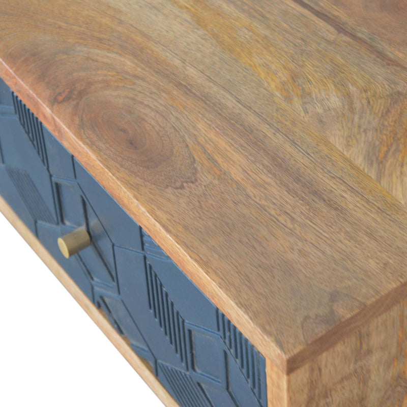 Acadia Solid Wood 2 Drawers Console Table by Lavishway | Hallway Console Table-22953