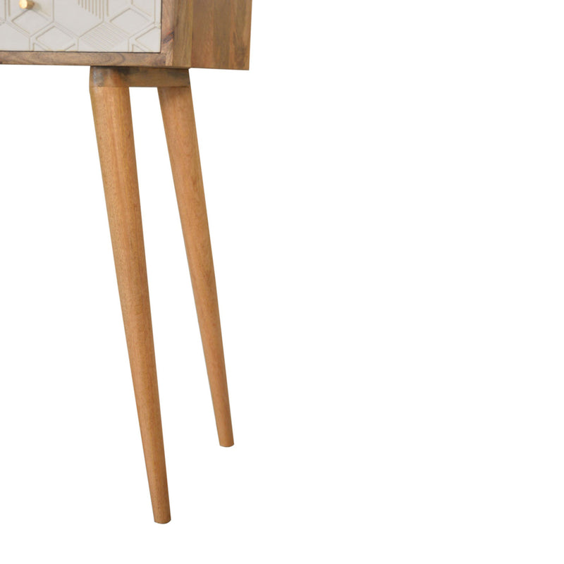 Acadia Solid Wood 2 Drawers Console Table by Lavishway | Hallway Console Table-22951