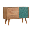 Acadia Solid Wooden 1 Door 3 Drawers TV Unit by Lavishway | TV Units Cabinets-22817