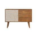 Acadia Solid Wooden 1 Door 3 Drawers TV Unit by Lavishway | TV Units Cabinets-22821