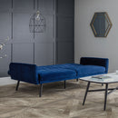 Afina Upholstered Velvet Sofa bed by Lavishway | Velvet Sofa-21230