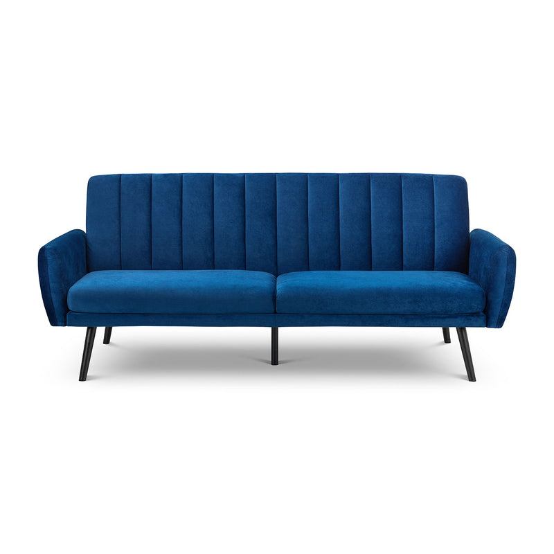 Afina Upholstered Velvet Sofa bed by Lavishway | Velvet Sofa-21231
