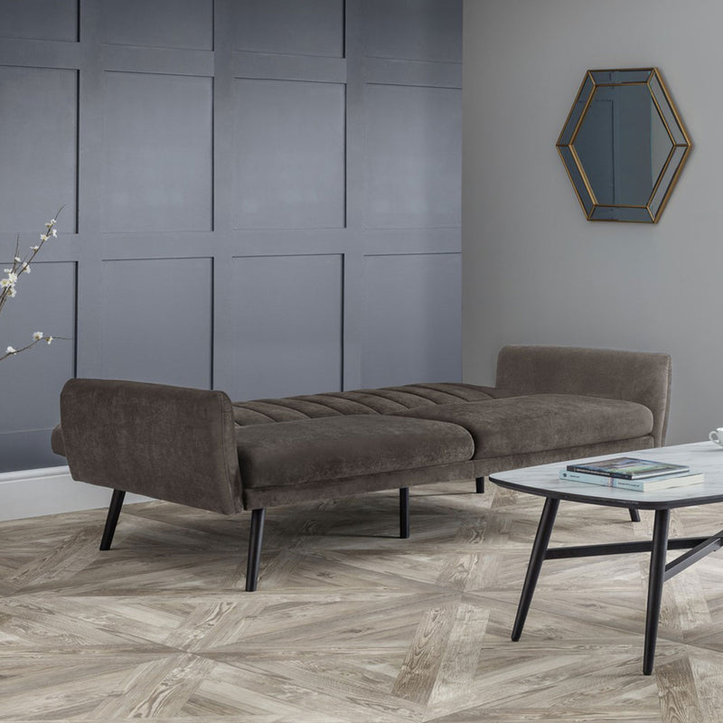 Afina Upholstered Velvet Sofa bed by Lavishway | Velvet Sofa-21229