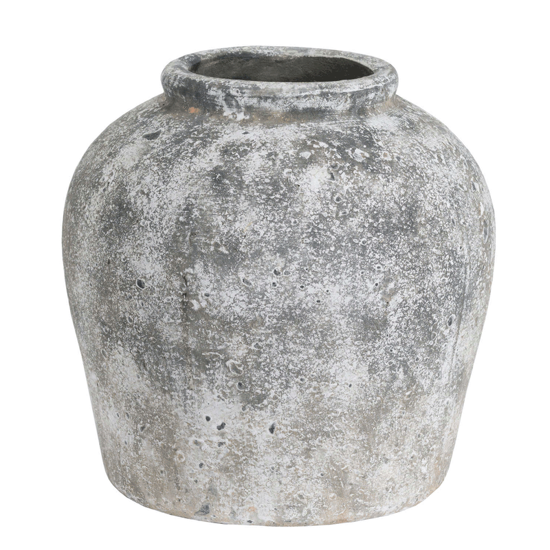 Aged Stone Effect Ceramic Vase by Lavishway | Vases-51038