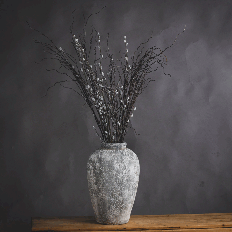 Aged Stone Effect Ceramic Vase by Lavishway | Vases-51041