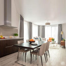 Ala Taupe Faux Leather Dining Chairs Set Of 2 by Lavishway | Dining Chairs-23059