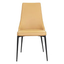 Albus Faux Leather Dining Chairs Set of 2 by Lavishway | Dining Chairs-23051