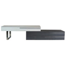 Alexis Grey Veneer & Black 3 Drawers TV Unit by Lavishway | TV Units Cabinets-23308