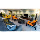 Alexis Walnut & Black 3 Drawers TV Unit by Lavishway | TV Units Cabinets-23312