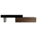 Alexis Walnut & Black 3 Drawers TV Unit by Lavishway | TV Units Cabinets-23311