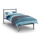Alpen Aluminium Finish Metal Bed by Lavishway | Metal Beds-21143
