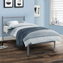 Alpen Aluminium Finish Metal Bed by Lavishway | Metal Beds-21142