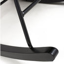 Alpine Brushed Velvet Grey Rocking Chair by Lavishway | Bedroom Chairs-27172