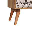 Alyna 2 Drawers Oak Finish Wooden TV Unit by Lavishway | TV Units Cabinets-57093