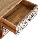 Alyna 2 Drawers Oak Finish Wooden TV Unit by Lavishway | TV Units Cabinets-57090