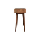 Alyna 2 Drawers Triangular Long Console Table by Lavishway | Hallway Console Table-57023