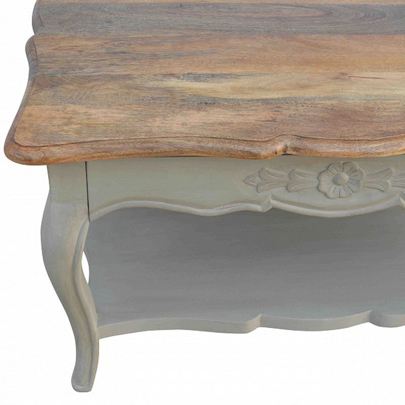 Amberly French Cream Painted Coffee Table by Lavishway | Coffee Tables-22813