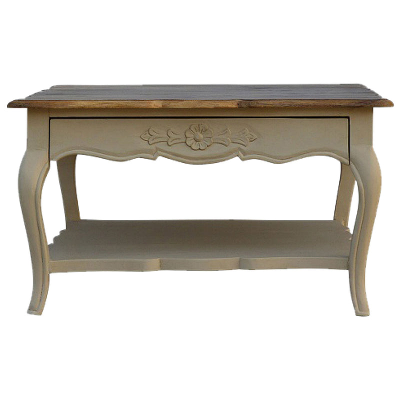 Amberly French Cream Painted Coffee Table by Lavishway | Coffee Tables-22812