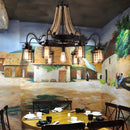 Industrial Black Wrought Iron Chandelier by Lavishway | Pendant Lighting-50405