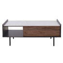 Ander Walnut & Matte Grey Coffee Table by Lavishway | Coffee Tables-23310
