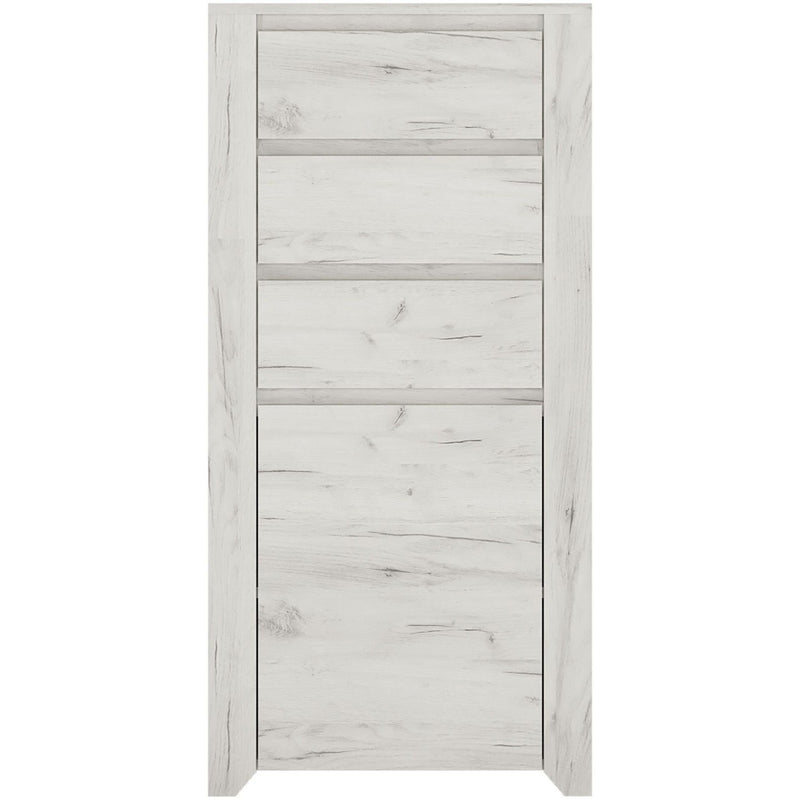 Angel Oak Melamine Finish 3 Chest Of Drawers by Lavishway | Chest Of Drawers-44449