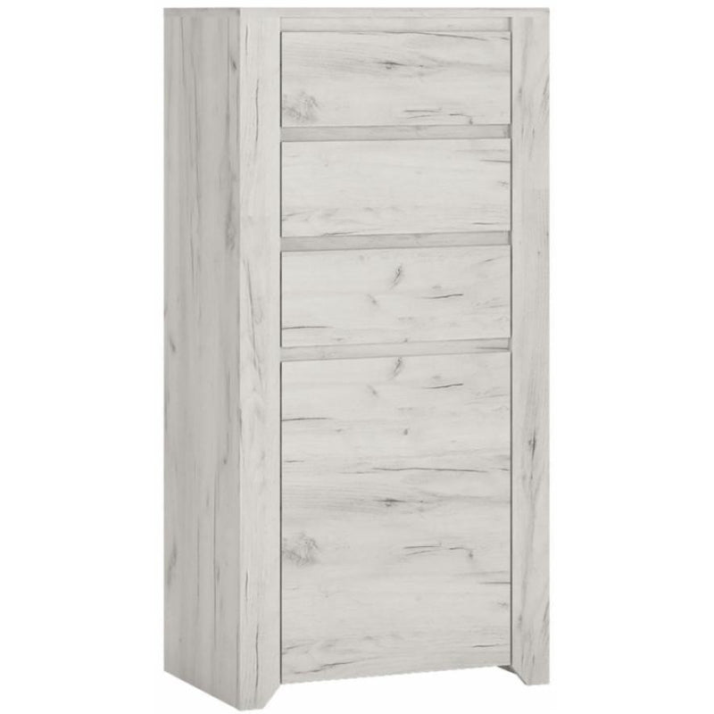 Angel Oak Melamine Finish 3 Chest Of Drawers by Lavishway | Chest Of Drawers-44452
