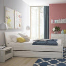 Angel Oak Melamine Finish Wooden Bed Frame by Lavishway | Bedroom-44425