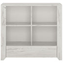 Angel Oak Melamine Finish Low Bookcase by Lavishway | Book Shelves and Cabinets-44432