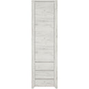 Angel White Oak Finish Tall Narrow Cupboard by Lavishway | Cupboards & Cabinets-44484