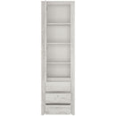 Angel White Oak Finish Tall Narrow Cupboard by Lavishway | Cupboards & Cabinets-44487