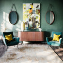 Angus Dark Brown 3 Doors Wooden Sideboard by Lavishway | Sideboards-23300