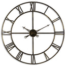 Antique Brass Finish Skeleton Wall Clock by Lavishway | Wall Clocks-51564