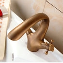 Antique Deck Mounted Bathroom Tap by Lavishway | Bathroom Faucet-49357