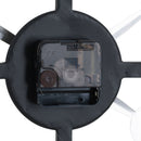 Distressed Black & Gold Skeleton Wall Clock by Lavishway | Wall Clocks-51611