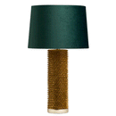Acantho Base & Green Velvet Shade Table Lamp by Lavishway | Table Lamps-51469