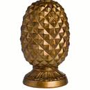 Pineapple Gold Base & Velvet Shade Table Lamp by Lavishway | Table Lamps-51419
