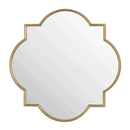 Antique Gold Quarterfoil Wall Mirror by Lavishway | Wall Mirrors-50519