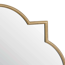 Antique Gold Quarterfoil Wall Mirror by Lavishway | Wall Mirrors-50520