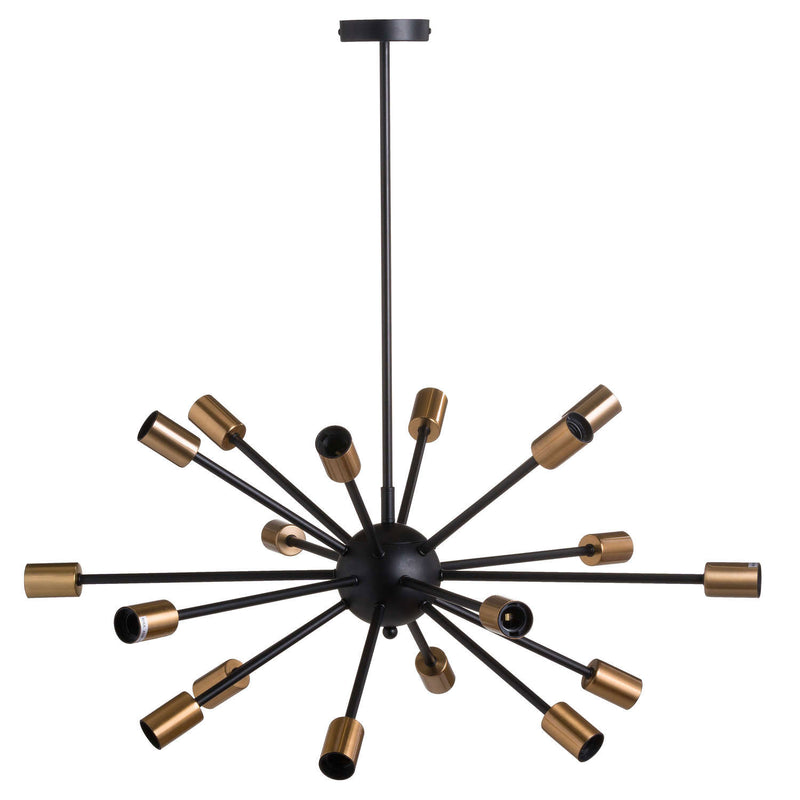 Antique Black & Brass Bomb Light Pendant by Lavishway | Pendant Lighting-51410