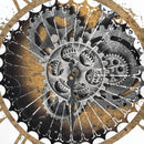 Antique Mirrored Moving Mechanism Wall Clock by Lavishway | Wall Clocks-51591