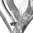 Antique Silver Heart Mirrored Candle Holder by Lavishway | Candle Holders-26630