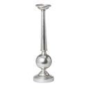 Antique Silver Column Candle Stand by Lavishway | Candle Holders-50864
