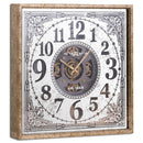 Antique Square Moving Mechanism Wall Clock by Lavishway | Wall Clocks-51605