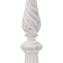Antique White Twisted Candle Column by Lavishway | Candle Holders-50859